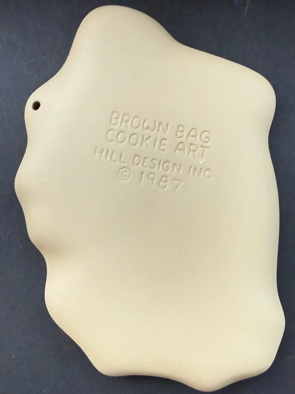 Angel Cookie Art Mold Brown Bag 1987